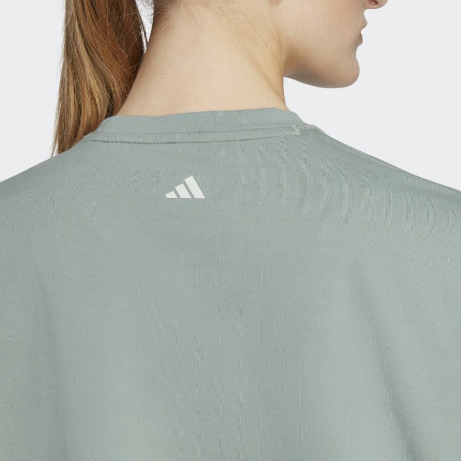 Adidas Performance Yoga Studio Crop Sweatshirt