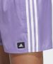Adidas Originals 3-stripes Zwemshort Sportshorts Kleding violet fusion white maat: M beschikbare maaten:S M - Thumbnail 4