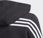 Adidas 3-stripes Doubleknit Full Zip Hoodie Junior - Thumbnail 3