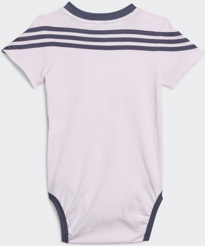 Adidas Sportswear 3-Stripes Onesie met Slab