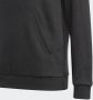 Adidas Performance sporthoodie zwart wit Sportsweater Jongens Meisjes Katoen Capuchon 110 - Thumbnail 4
