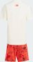 Adidas Mickey Mouse T-Shirt Shorts Set Children Off White Bright Red Off White Bright Red - Thumbnail 2