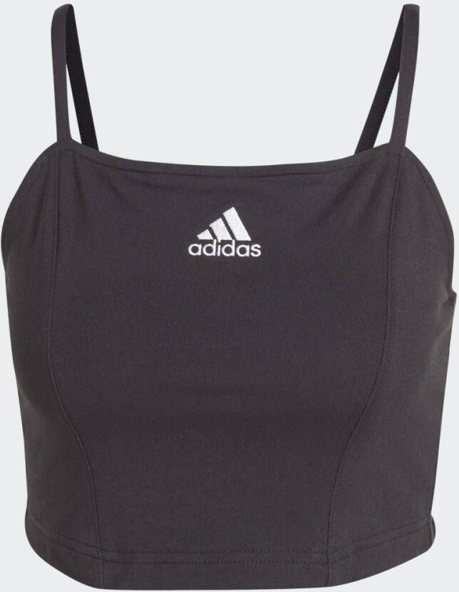 Adidas Sportswear Allover adidas Graphic Corset-Inspired Tanktop
