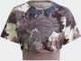 Adidas Sportswear Allover Print Cropped T-shirt - Thumbnail 5