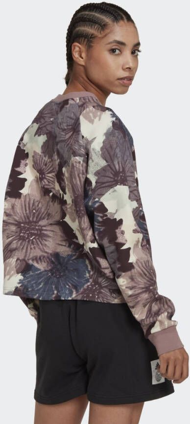 Adidas Sportswear Allover Print Sweatshirt