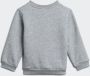 Adidas Badge of Sport Crew Tracksuit Infant Medium Grey Heather White Medium Grey Heather White - Thumbnail 3