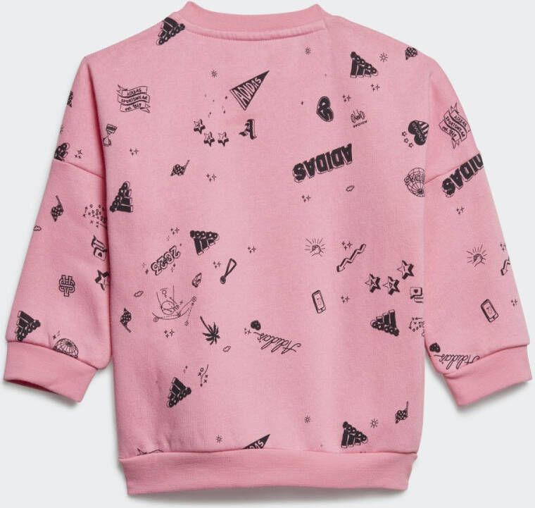 Adidas Sportswear Brand Love Sweatshirt Set Kids