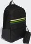 Adidas Perfor ce rugzak Classic 3-Stripes zwart geel groen Polyester - Thumbnail 2