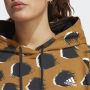 Adidas Sportswear Essentials 3-Stripes Animal Print Hoodie (Grote Maat) - Thumbnail 5
