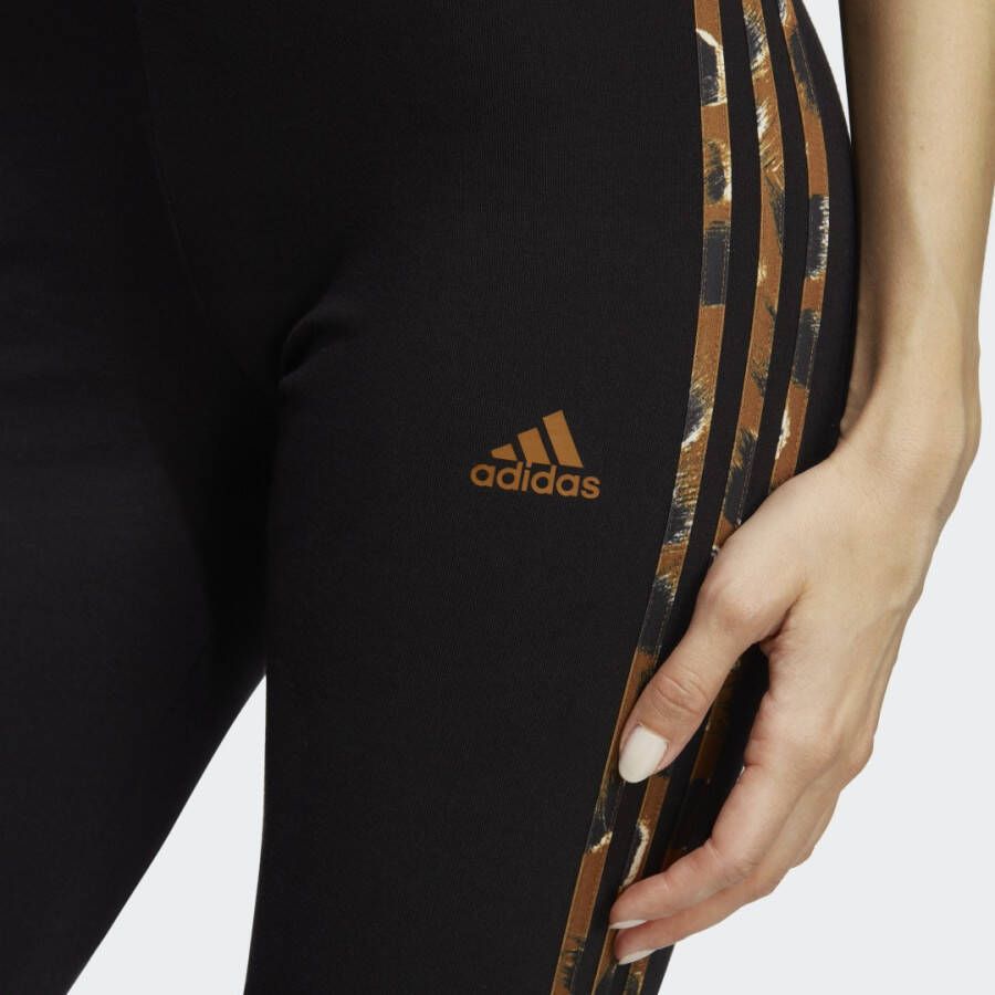 Adidas Sportswear Essentials 3-Stripes Animal Print Legging