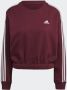 Adidas Sportswear Essentials 3-Stripes Crop Sweatshirt - Thumbnail 5