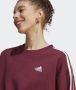 Adidas Sportswear Essentials 3-Stripes Crop Sweatshirt - Thumbnail 6