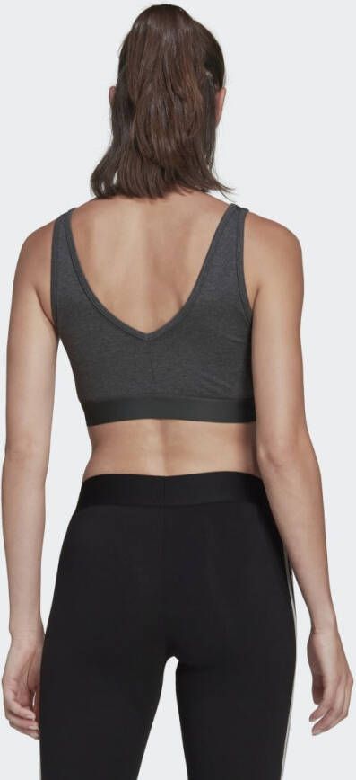 Adidas Sportswear Essentials 3-Stripes Croptop met Uitneembare Cups