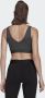 Adidas Sportswear Essentials 3-Stripes Croptop met Uitneembare Cups - Thumbnail 3