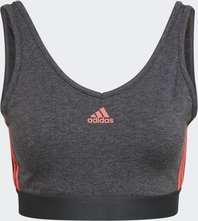 Adidas Sportswear Essentials 3-Stripes Croptop met Uitneembare Cups