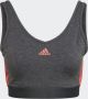 Adidas Sportswear Essentials 3-Stripes Croptop met Uitneembare Cups - Thumbnail 5