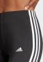 Adidas 3-Stripes Badge of Sport Cycle Shorts Black White- Dames Black White - Thumbnail 9