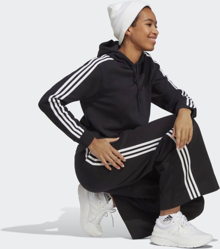Adidas Sportswear Essentials 3-Stripes French Terry Crop Hoodie