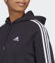 Adidas Sportswear Essentials 3-Stripes French Terry Crop Hoodie - Thumbnail 5