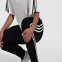 Adidas Badge Of Sport 3-Stripes Joggers Black White- Dames Black White - Thumbnail 6