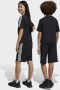 Adidas Sportswear short zwart wit Korte broek Katoen Effen 176 - Thumbnail 4