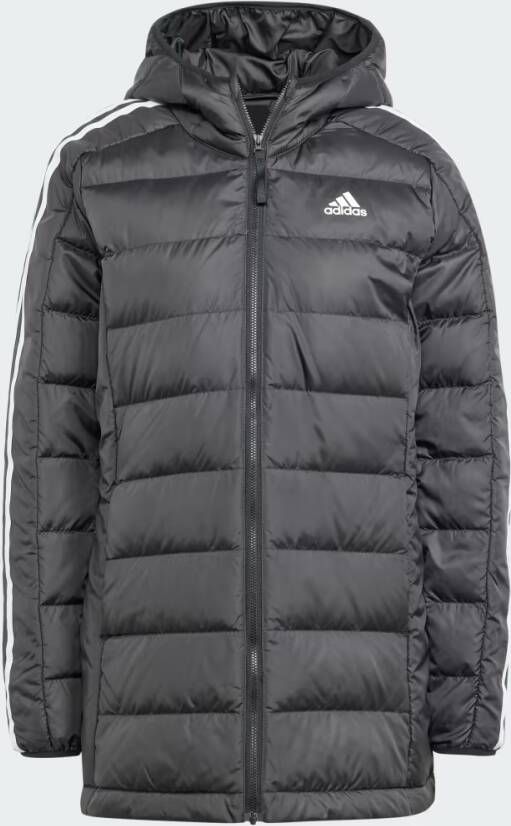 Adidas Sportswear Essentials 3-Stripes Light Donsparka met Capuchon