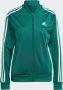 Adidas 3-Stripes Essential Tracksuit Collegiate Green White- Dames Collegiate Green White - Thumbnail 6