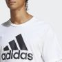 Adidas Essentials Single Jersey Big Logo T-Shirt Wit Heren - Thumbnail 6
