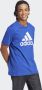 Adidas Essentials Single Jersey Big Logo T-shirt Blue Heren - Thumbnail 3