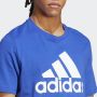 Adidas Essentials Single Jersey Big Logo T-shirt Blue Heren - Thumbnail 6