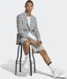 Adidas Badge Of Sport Large Logo French Terry Shorts Medium Grey Heather- Heren Medium Grey Heather - Thumbnail 2