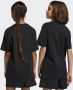 Adidas Sportswear T-shirt zwart wit Katoen Ronde hals Logo 152 - Thumbnail 4