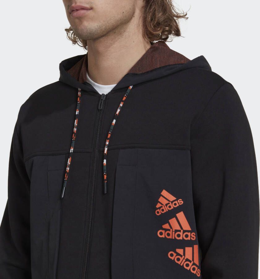 Adidas Sportswear Essentials BrandLove Fleece Ritshoodie