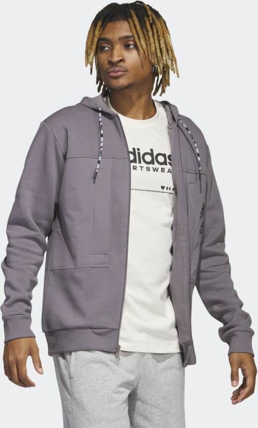 Adidas Sportswear Essentials BrandLove Fleece Ritshoodie