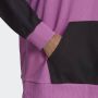 Adidas Sportswear Essentials Colorblock Logo Oversized Hoodie - Thumbnail 5