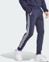 Adidas Essentials Fleece 3-Stripes Tapered Cuff Sweatpants Blauw Heren - Thumbnail 5