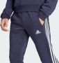 Adidas Essentials Fleece 3-Stripes Tapered Cuff Sweatpants Blauw Heren - Thumbnail 7