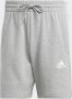 Adidas Badge of Sport 3-Stripes Shorts Medium Grey Heather- Heren Medium Grey Heather - Thumbnail 8