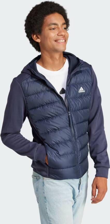 Adidas Sportswear Essentials Hybride Donsjack met Capuchon