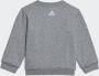 Adidas Sportswear joggingpak grijs melange zwart Katoen Ronde hals 74 - Thumbnail 5