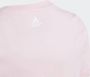 Adidas Sportswear T-shirt met logo roze wit Meisjes Katoen Ronde hals Logo 128 - Thumbnail 4
