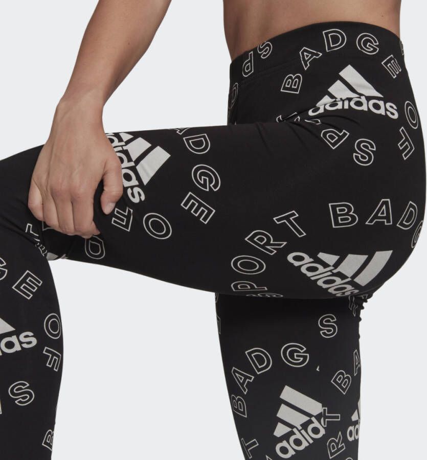 Adidas Sportswear Essentials Logo Allover Print Legging