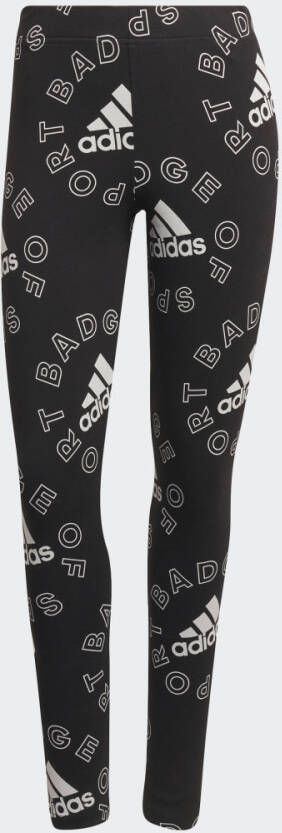 Adidas Sportswear Essentials Logo Allover Print Legging