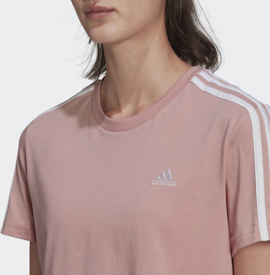 Adidas Sportswear Essentials Loose 3-Stripes Cropped T-shirt