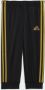 Adidas Sportswear trainingspak zwart goud Joggingpak Polyester Capuchon 104 - Thumbnail 3