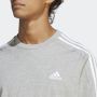 Adidas Sportswear Essentials Single Jersey 3-Stripes T-shirt - Thumbnail 6