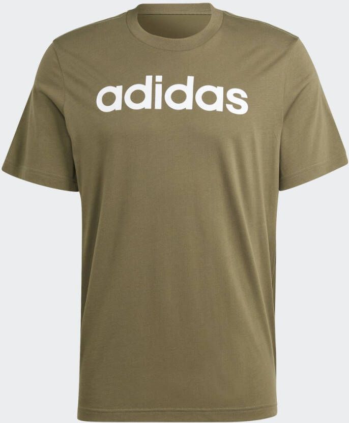 Adidas Sportswear Essentials Single Jersey Linear Geborduurd Logo T-shirt