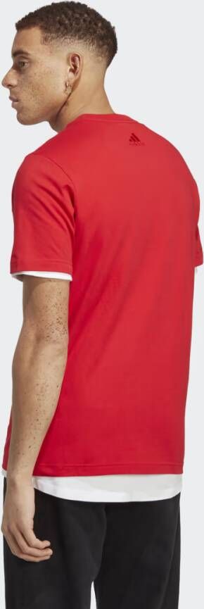 Adidas Sportswear Essentials Single Jersey Linear Geborduurd Logo T-shirt