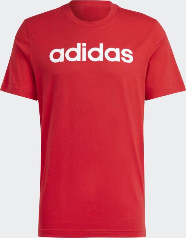 Adidas Sportswear Essentials Single Jersey Linear Geborduurd Logo T-shirt