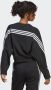 Adidas Zwarte Future Icons 3-Stripes Sweater Zwart Dames - Thumbnail 6